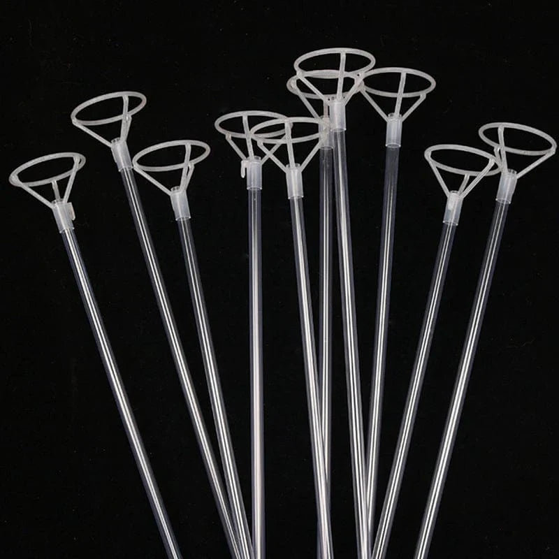 Balloons Sticks Transparent Large ( Single )