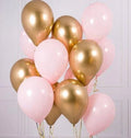 Balloons Set Confetti + Metallic + Milky (Pack of 6)